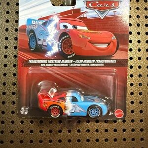 Mattel Lightning McQueen Transforming Toy - Red & Blue